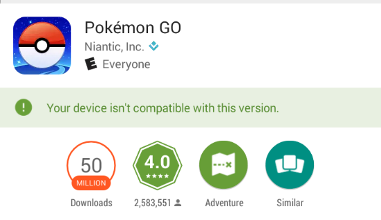 pokemon go nox error