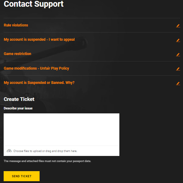 How to Submit an Appeal for World of Tanks WoT Account Unban