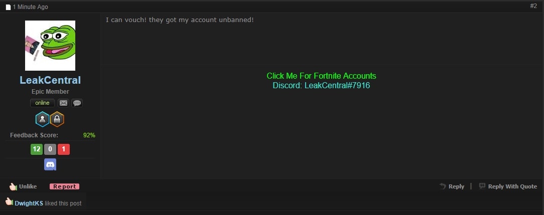 Unbanned from Fortnite permanent ban