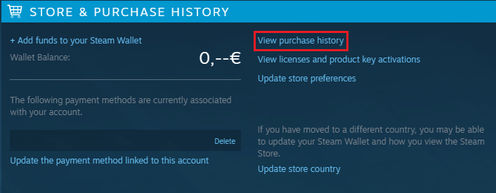 Get Unbanned from CSGO - View Purchase History