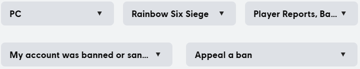 Rainbow Six Siege Ban Appeal