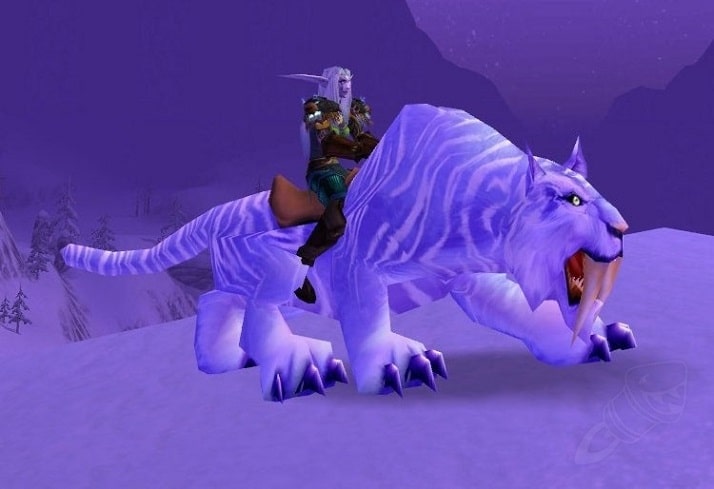 WoW Classic Winterspring Frostsaber Rare Mount