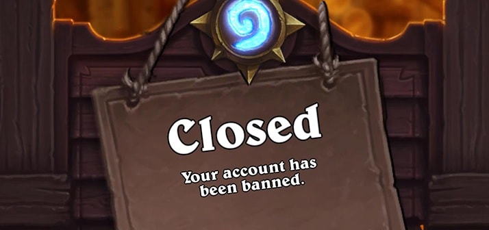 Hearthstone banned account