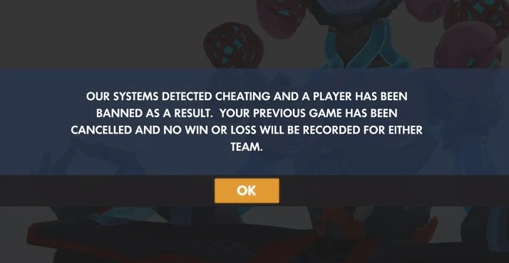 Banned from Overwatch for Cheating