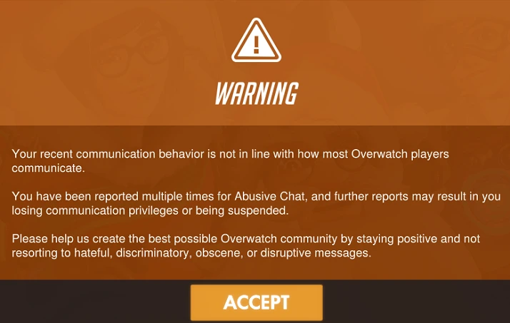 Overwatch Reported for Toxicity