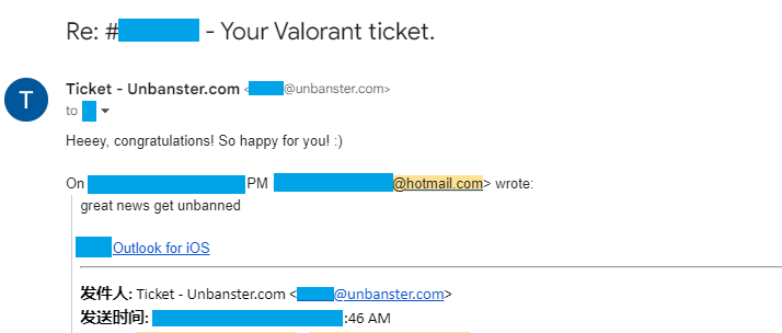 Ban Removed from Valorant Account