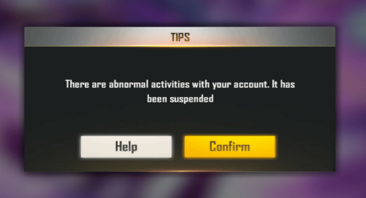Permanently Banned Free Fire Account