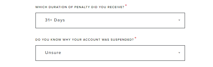 Riot Account Penalty